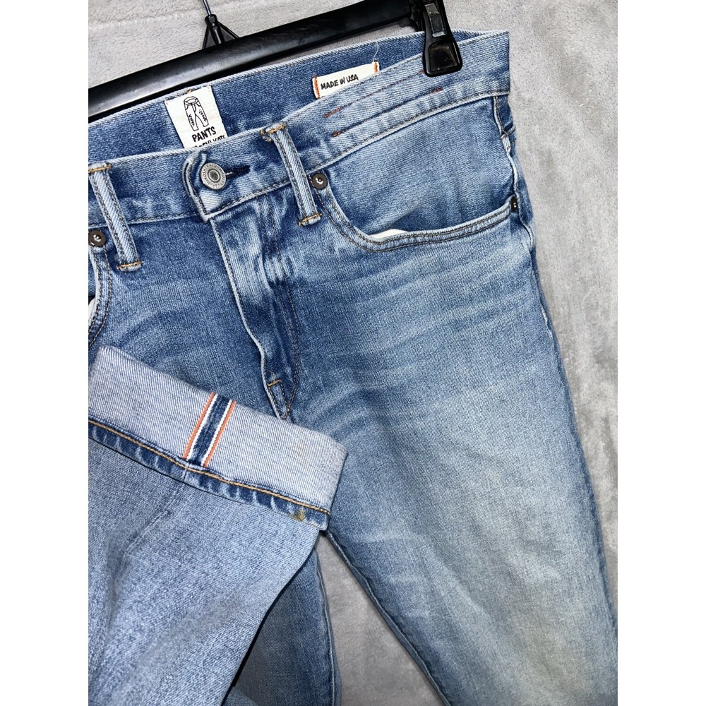 Hiroshi Kato Selvedge The Pen Slim Jean in Keith Size 33x34